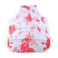 BLOODY APRON Halloween Party Fake Blood Horror Butcher Costume Accessory thumbnail