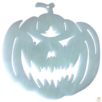 GIANT GLOW IN THE DARK PUMPKIN Halloween Face Party Decoration Decor Jack O Toy thumbnail