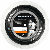 Head Sonic Pro 17g Tennis String Reel 200m 1.25mm Control Comfort - Black thumbnail