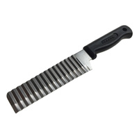 JELLY KNIFE Stainless Steel Blade Potato Vegetable Crinkle Wavy Cutter Slicer thumbnail