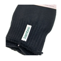 3 Pairs PREMIUM BAMBOO SOCKS Mens Heavy Duty Thick Work Socks BULK Cushion - Navy Blue - 7-11 thumbnail