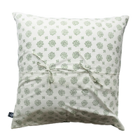 Kolka Iris Quilted Euro Sham Set Super Quality Cotton Quilted Front - Green thumbnail