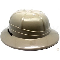 SAFARI HAT Camping Pith Helmet Solid African Hunter Jungle Costume Party thumbnail