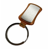 50x Duo Key Tag Key Ring Keyring School Bag Badge Bulk - Orange thumbnail