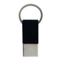 100x Coda Key Tag Keyring Key Ring School Bag Badge - Black thumbnail