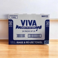 480x Viva Paper Towel Rinse & Re-Use Towel Reusable 20 Sheets x 24 Packs Bulk Box thumbnail