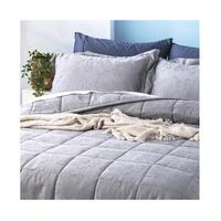 D'Decor Queen Home Paisley 500 TC Cotton Jacquard Comforter Set Slate - Slate thumbnail