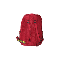 FIB Mens Backpack Travel Rucksack Shoulder Bag - Burgundy thumbnail