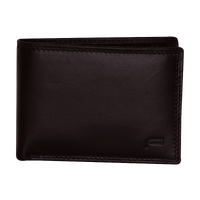 Futura Mens Harrison RFID Genuine Leather Wallet - Brown thumbnail