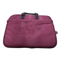 RFID Quilted Taslon Laptop Bag Sleeve Computer Travel w/ Tablet Holder - Marsala thumbnail
