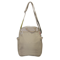 FIB Mens Tablet Crossover Travel Wallet Crossbody Shoulder Bag - Sand thumbnail