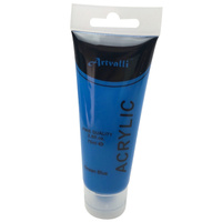 ARTISTS ACRYLIC PAINT Craft 75ml Tube Non Toxic Paints Water Based - Ocean Blue thumbnail