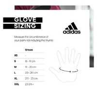 Adidas Adjustable Essential Gloves Weight Lifting Gym Workout Training - Small thumbnail