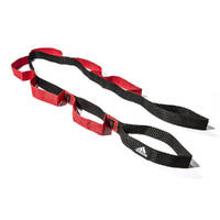 Adidas Stretch Assist Band Looped Warm Up Warmup Pre-Workout - Red/Black thumbnail
