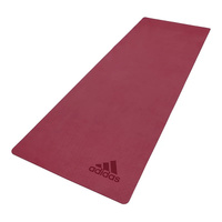 Adidas Premium Yoga Mat 5mm Exercise Training Floor Gym Fitness Pilates - Mystery Ruby thumbnail