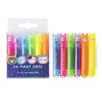 36pcs So Many Cats Cute Scented Mini Highlighter Pens thumbnail