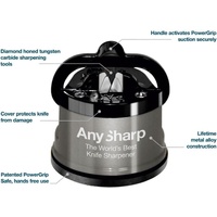 Any Sharp Pro Worlds Best Knife Sharpener for Knives Blades Scissors thumbnail