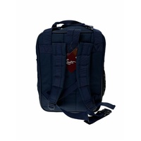 26L Leuts Backpack School Book Library Utility Carry Bag Backpack - Navy thumbnail
