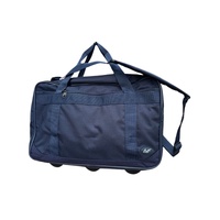 44L Foldable Duffel Bag Gym Sports Luggage Travel Foldaway School Bags - Dark Navy thumbnail