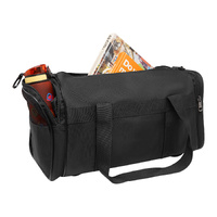 28L Travel Foldable Duffel Bag Gym Sports Luggage Foldaway School Bags - Black thumbnail