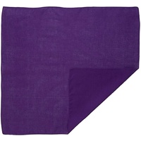BANDANA Paisley 100% COTTON Head Wrap Durag Bandanna Summer Biker Scarf Mask - Purple (Plain) thumbnail