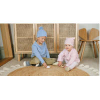 Ponchik Babies + Kids Bear Beanie Hat Warm Winter - Love - 3-12 Months thumbnail