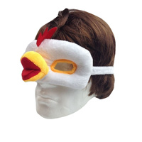 ANIMAL EYE MASK Head Face Halloween Costume Party Prop Novelty Toy Fancy Dress thumbnail