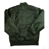 Plus Size Quilted Jacket Zip Up Classic Padded Flight Flying Winter Big & Tall - Bottle Green - Bottle Green - 7XL thumbnail