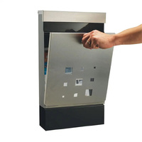 Sandleford  Letter Box Caddy Stainless Steel Lockable Mailbox - Wall Mounted thumbnail