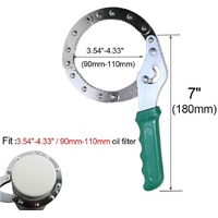 Adjustable Oil Filter Wrench Universal Handcuff Style Remover Tool Spanner Non-Slip thumbnail