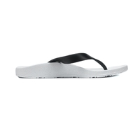 ARCHLINE Flip Flops Orthotic Thongs Arch Support Shoes Footwear - White/Black - EUR 47 thumbnail