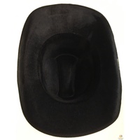COW HAT Adult Cowboy Cowhide Print Wild West Costume Party Fancy Dress Fedora thumbnail