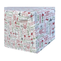 Queen Luxury 100% Cotton Flannelette Fitted Bed Sheet Xmas Flannel - Christmas thumbnail