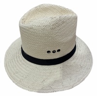 Dents DENTS Woven Paper Straw Panama Hat Trilby Fedora - L/XL (One Size) thumbnail