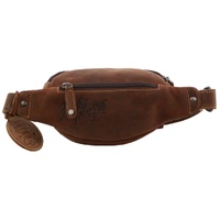 Jack's Inn Mudslide Brown Crazy Horse Leather Bumbag Waist Belt Bag Pouch in Cognac thumbnail