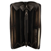 Jack's Inn Liquor Ladies Crazy Horse Leather Wallet Black Bourbon Womens Gift Set thumbnail