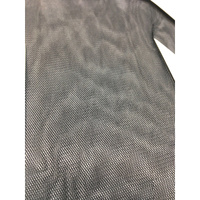 Long Sleeve STRETCH MESH TOP Round Neckline Blouse Shirt Party Costume thumbnail