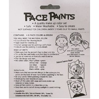 FACE PAINT Costume Party Non-Toxic Palette Clown Dress Up Make Up Halloween thumbnail
