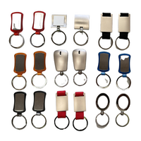 100x High Quality Key Rings Tag Keyring Bag Badge - Assorted Colours & Styles - Bulk thumbnail