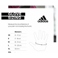 Adidas Climalite Womens Gym Gloves Essential Weight Grip Sports Training - Large thumbnail