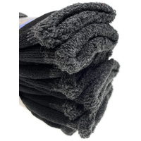 3 Pairs Heavy Duty Merino Wool Work Socks Extra Thick Cushion (Size 11-14) thumbnail