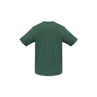 Plain T-Shirt 100% COTTON Basic Blank Tee Mens Ladies Casual BULK Adults - Bottle Green - M thumbnail