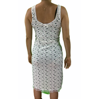 Womens Ladies Cotton Nightie Night Gown Slip Petticoat PJs Sleepwear Dress - Purple - 20 thumbnail