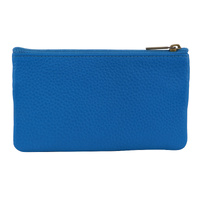 Pierre Cardin Ladies Womens Genuine Leather RFID Coin Purse Wallet - Aqua thumbnail