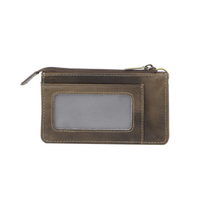 Pierre Cardin Womens Soft Italian Leather Coin Purse Holder Wallet - Mushroom thumbnail