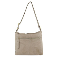 Pierre Cardin Woven Leather Ladies Cross-Body Bag Handbag - Taupe thumbnail