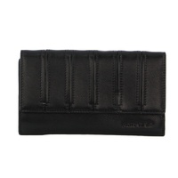 Pierre Cardin Womens Leather Tri-Fold Wallet RFID in Black thumbnail