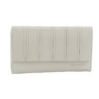 Pierre Cardin Womens Leather Tri-Fold Wallet RFID in Bone thumbnail