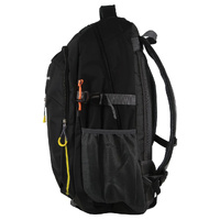 Pierre Cardin Mens Nylon Travel & Sport Large Backpack Bag in Black thumbnail