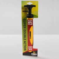 Summit Super Double Action Ball Pump Soccer Basketball Cycling Portable thumbnail